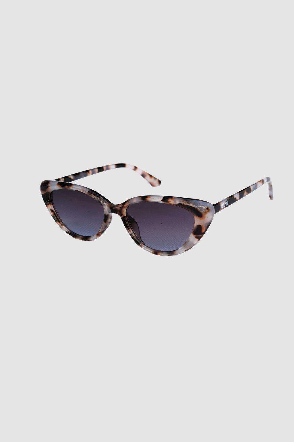 Blaue, recycelte, rechteckige Vintage-Brille mit blauen Gläsern 