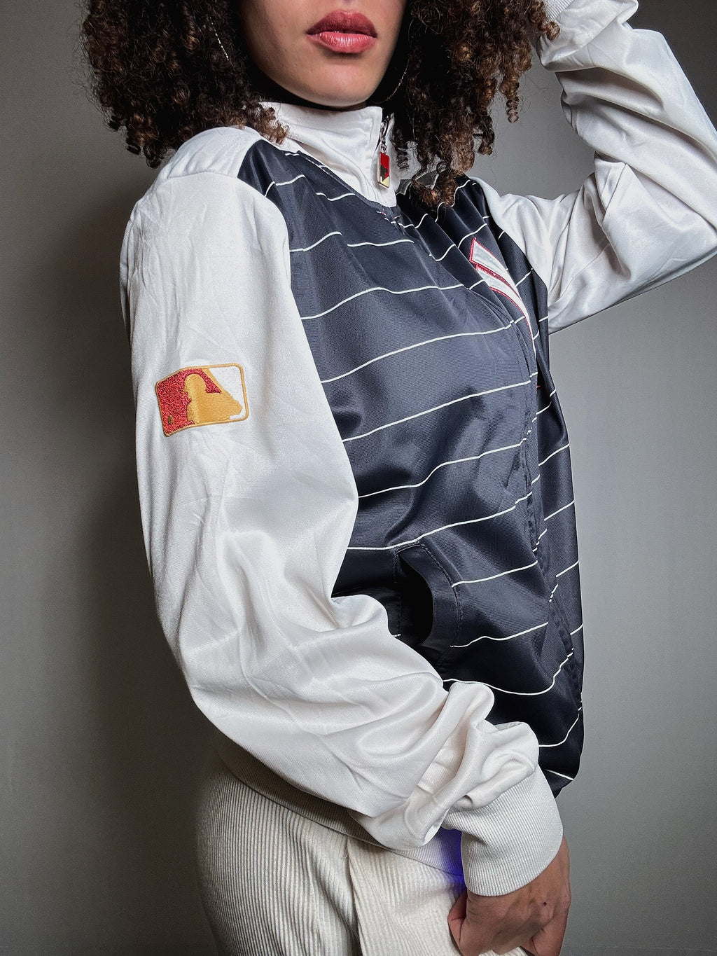Veste zippée Majestic Cooperstown Yankees M vintage
