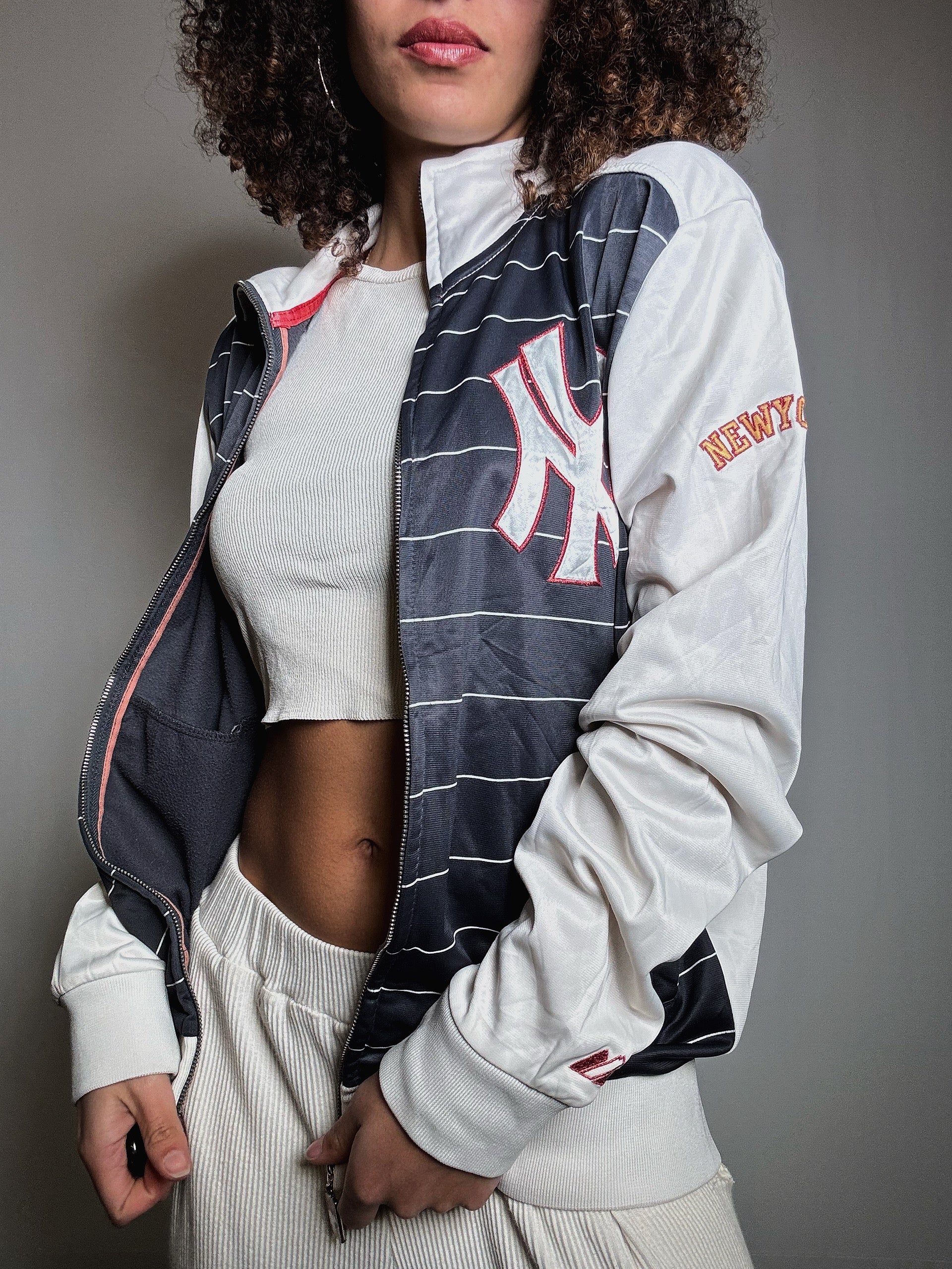 Veste zippée Majestic Cooperstown Yankees M vintage