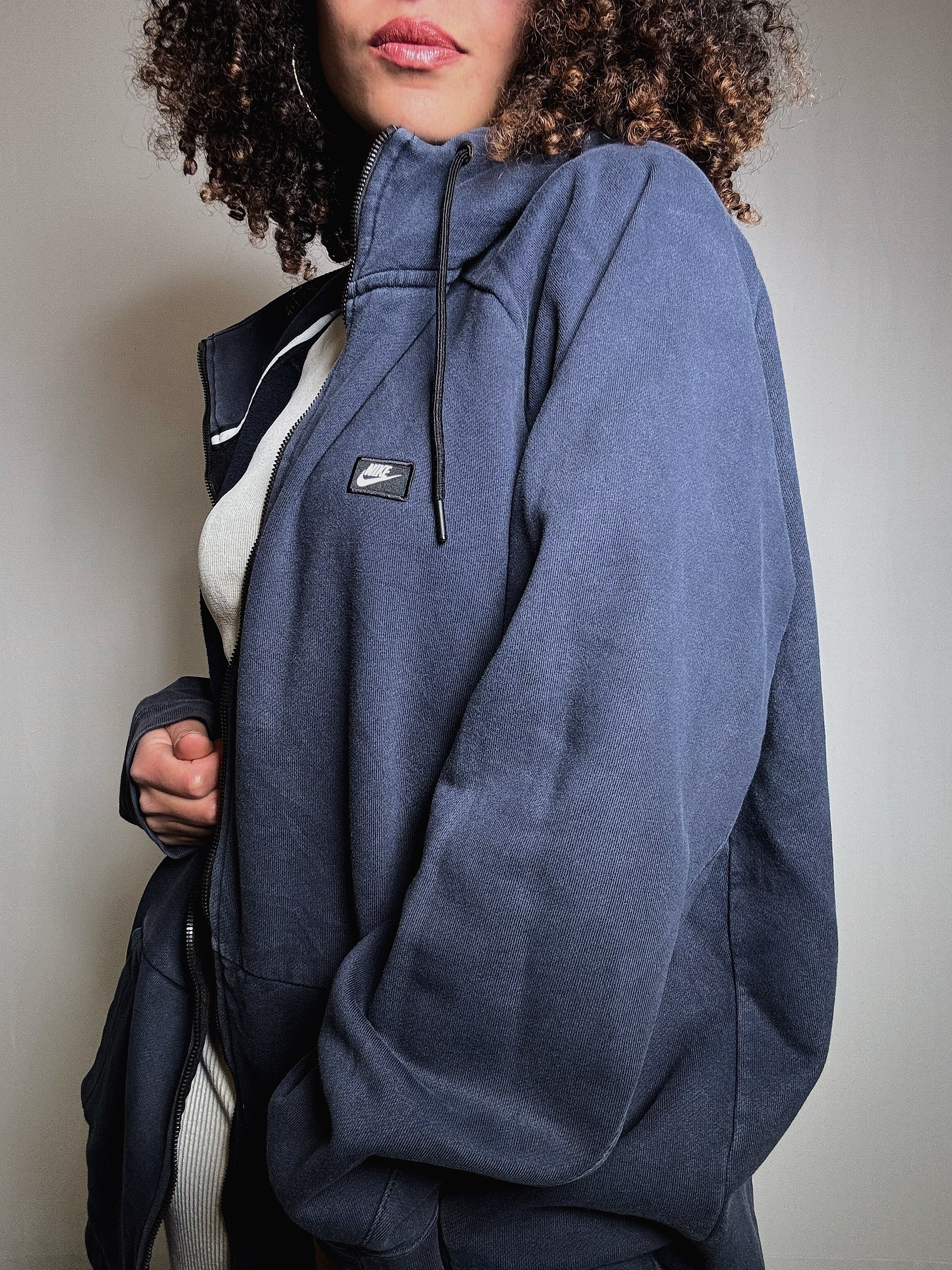 Veste zippée marine Nike XXL vintage