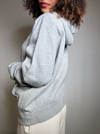 Nike gray zipped vintage jacket M