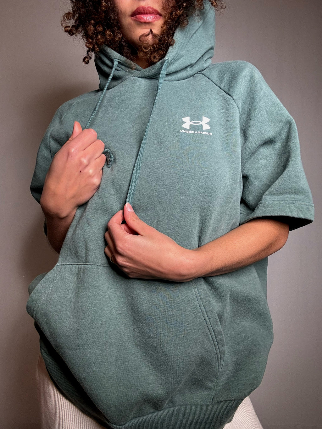 Sweat  vert Umbro L vintage