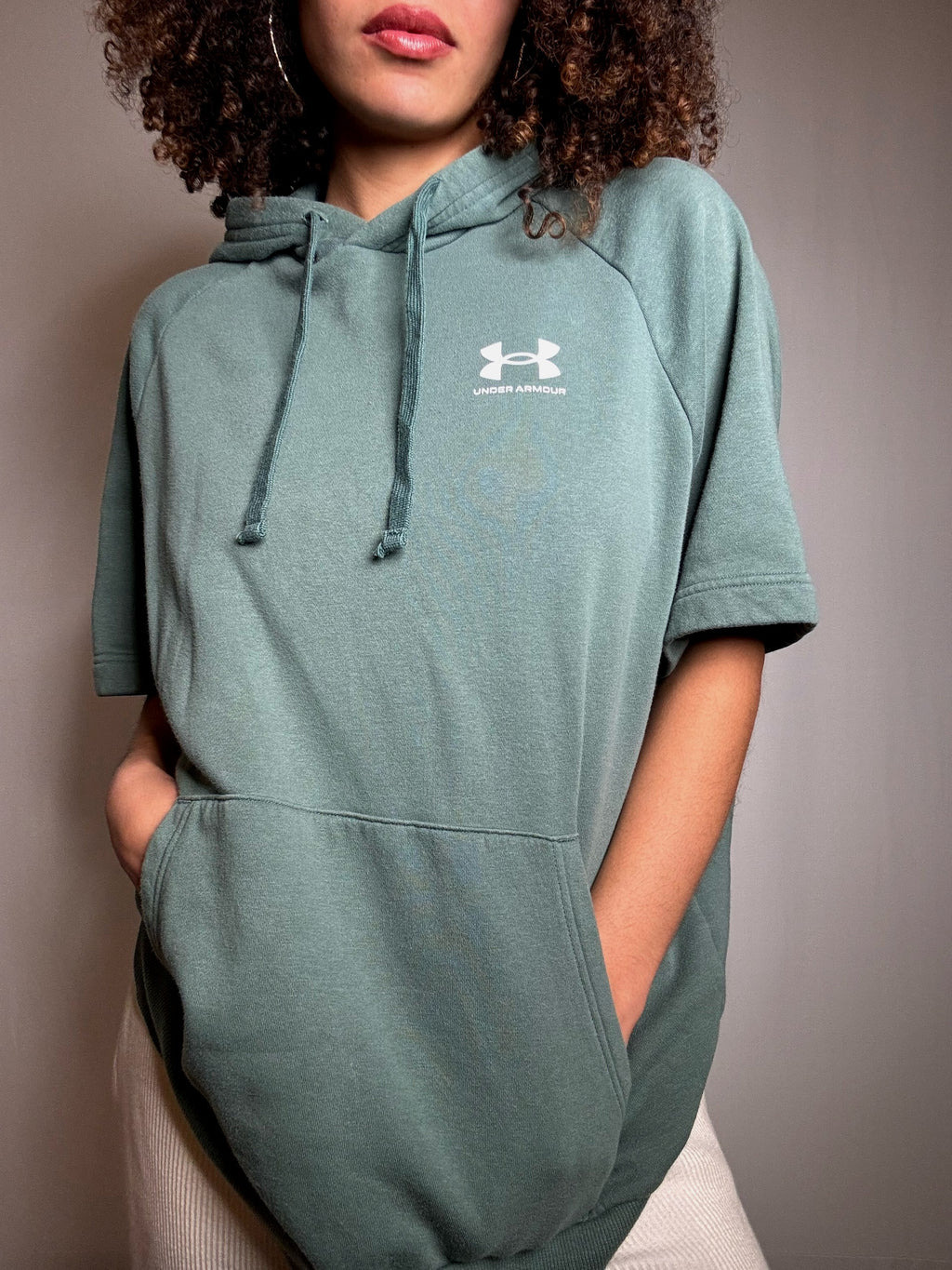 Sweat  vert Umbro L vintage
