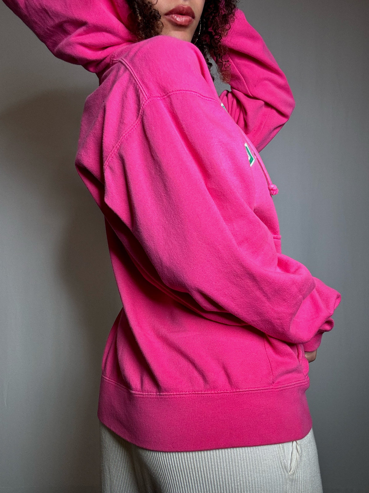 Vintage Delta Zeta fuchsia sweatshirt M