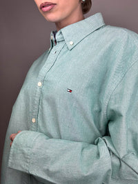 Tommy HILFIGER XL Vintage water green shirt