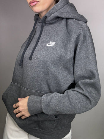 Sweat à capuche gris foncé NIKE L Vintage