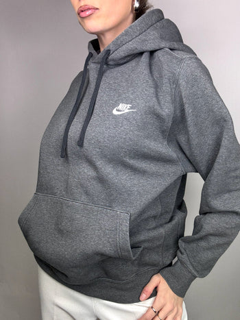 Sweat à capuche gris foncé NIKE L Vintage