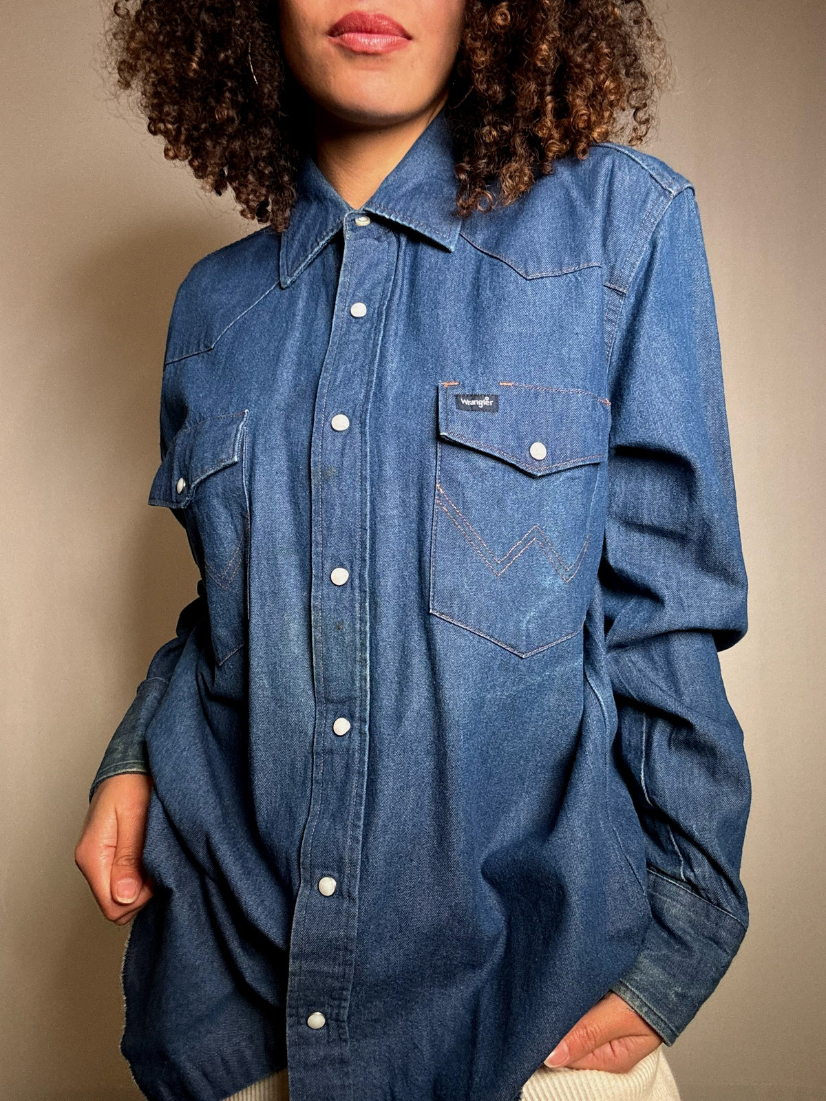 Wrangler Vintage Jeanshemd L/XL