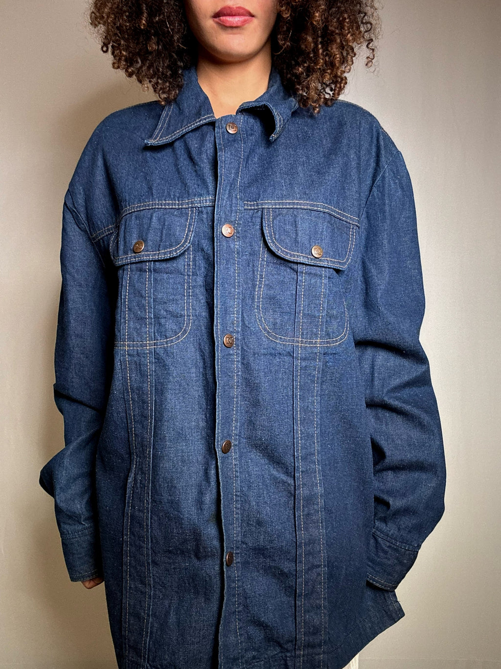 Vintage XL Rappers denim shirt