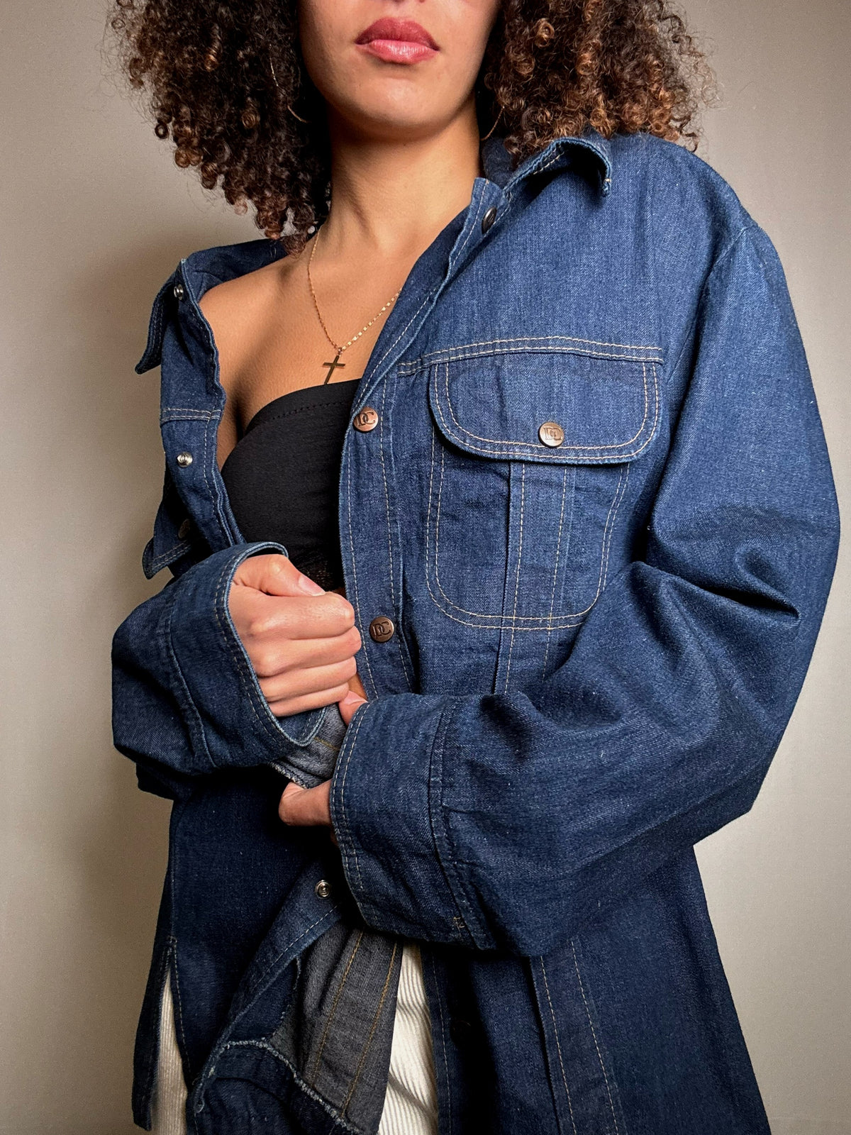 Vintage XL Rappers denim shirt