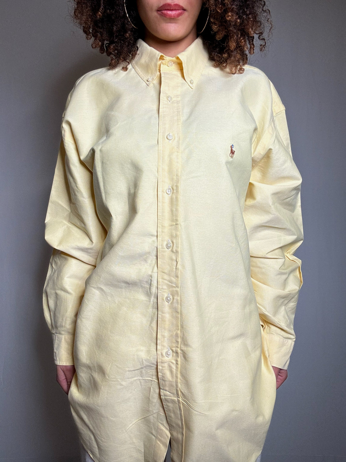 Ralph Lauren vintage yellow Oxford shirt XL