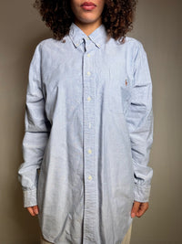 Chemise oxford bleu Ralph Lauren L vintage