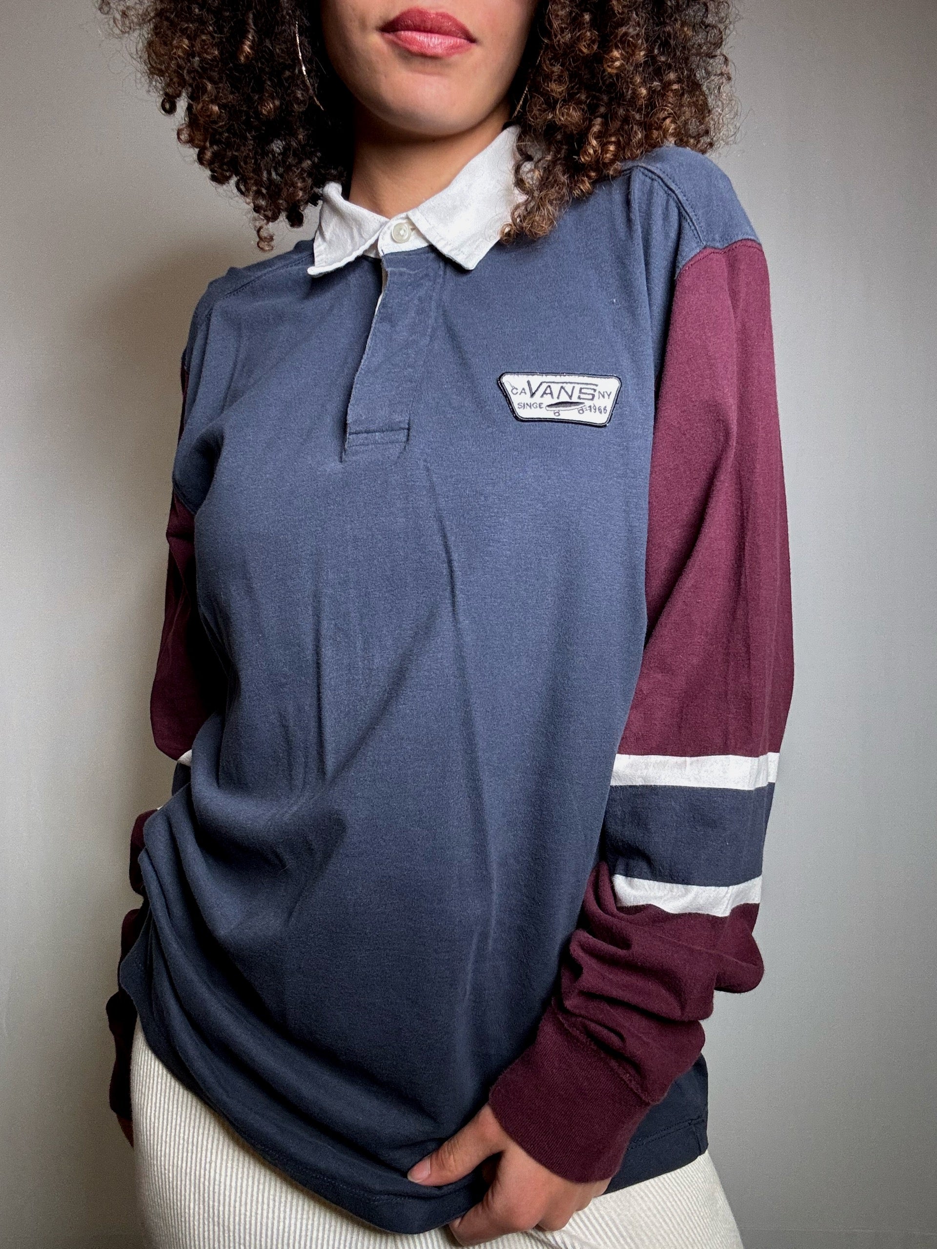 Polo à manches longues Vans M vintage