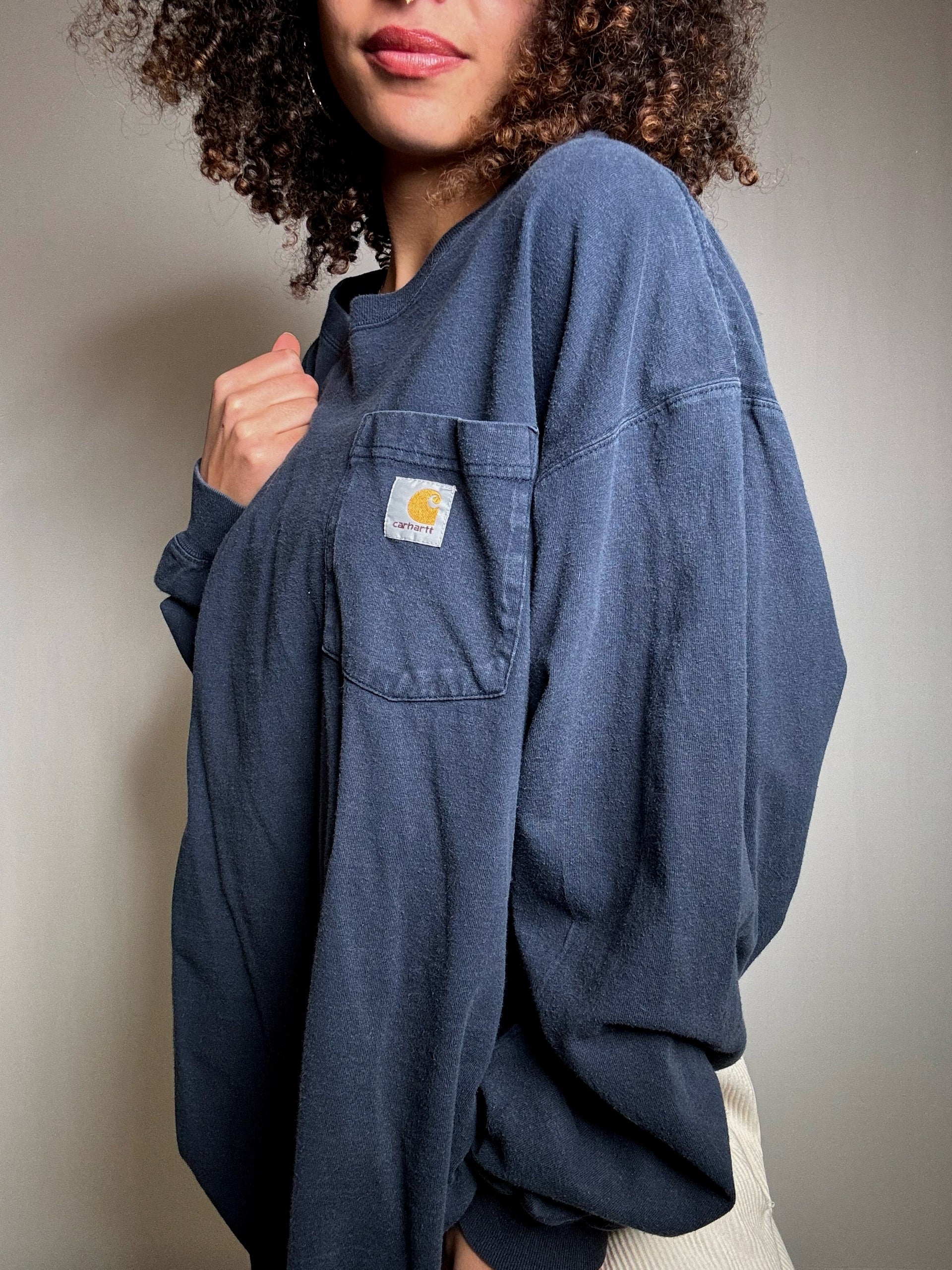 Tshirt marine Carhartt XL vintage
