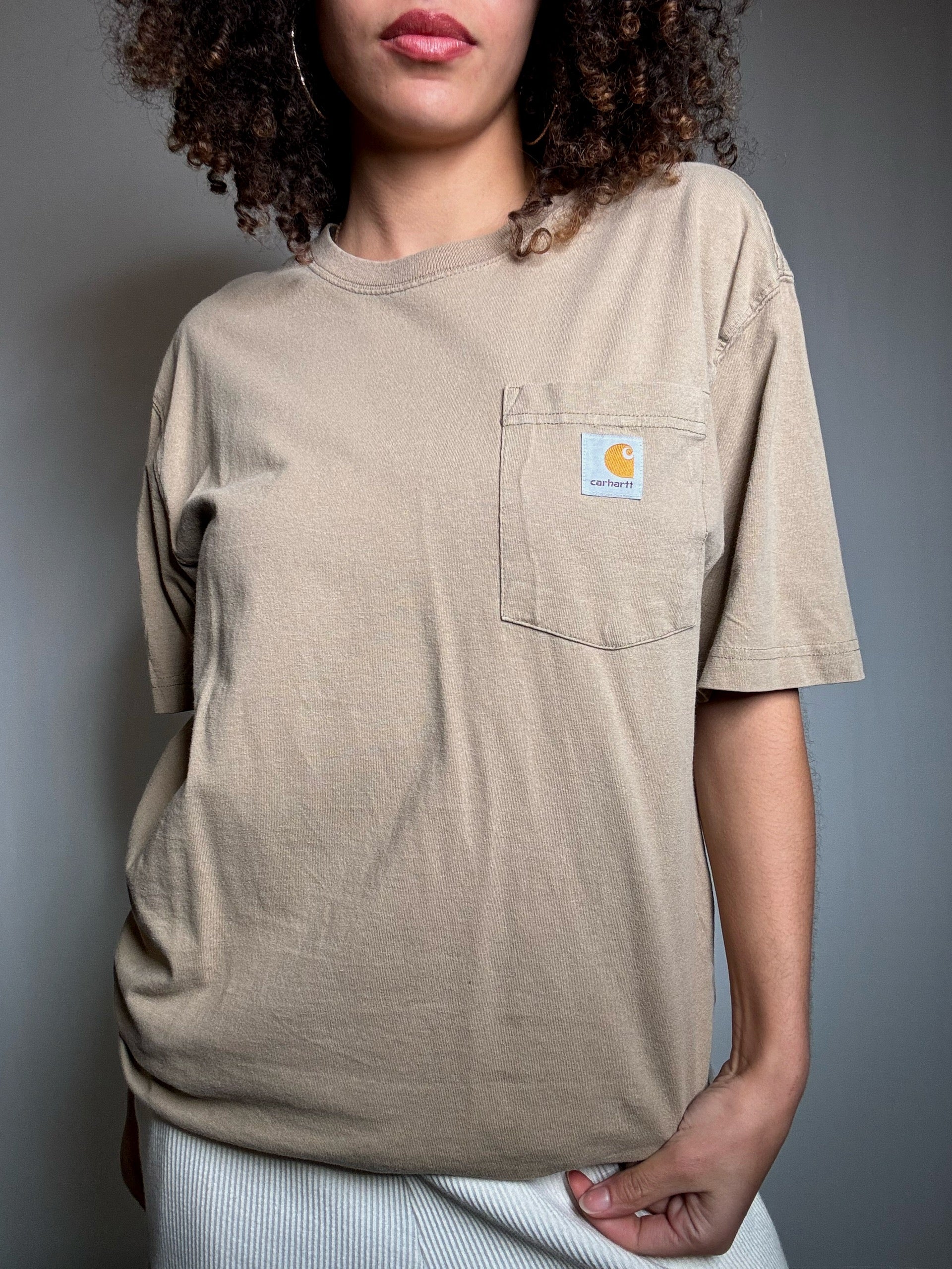 Tshirt beige Carhartt S vintage