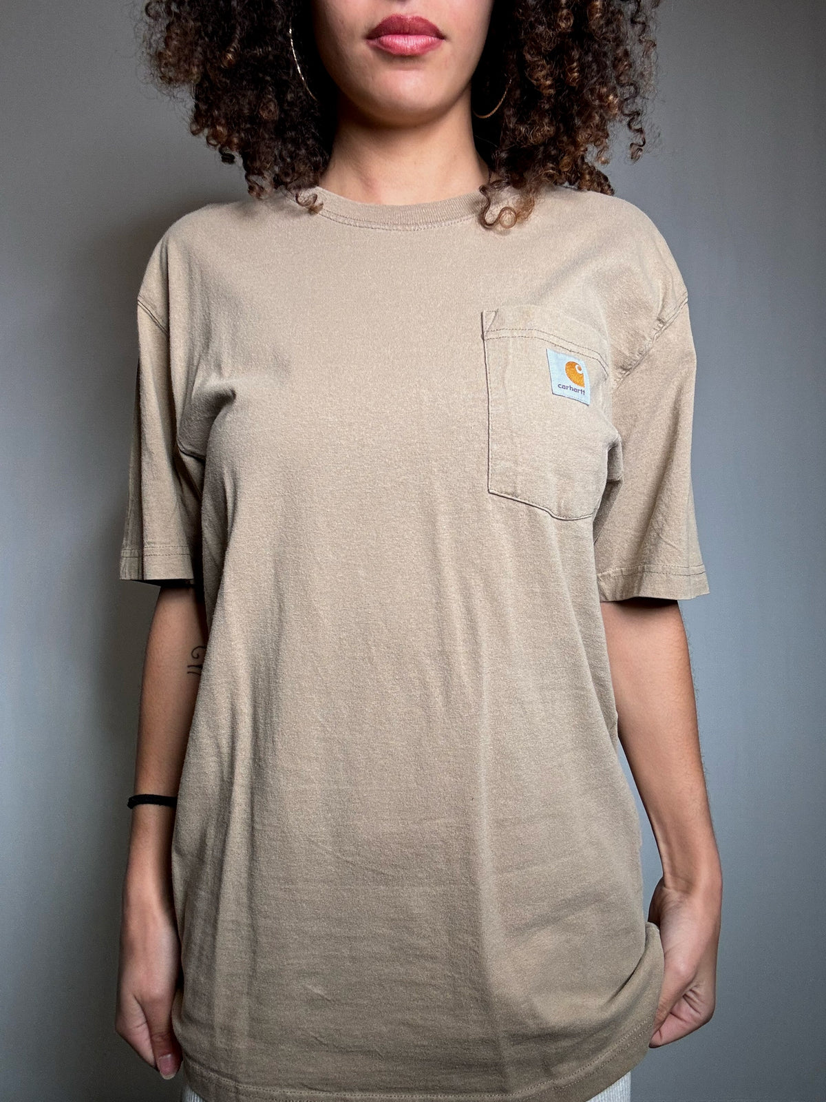 Tshirt beige Carhartt S vintage