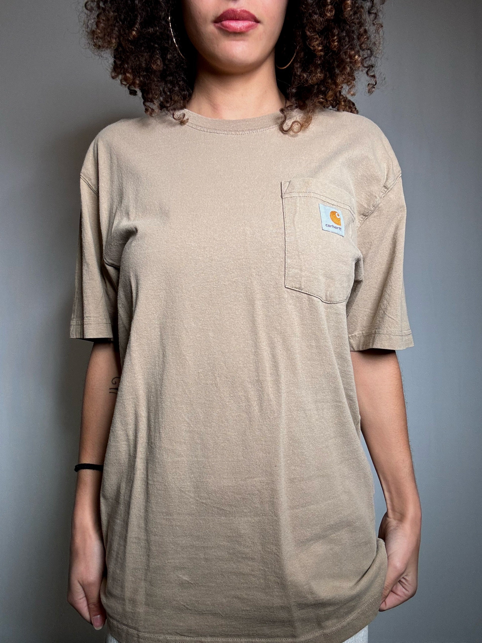 Tshirt beige Carhartt S vintage