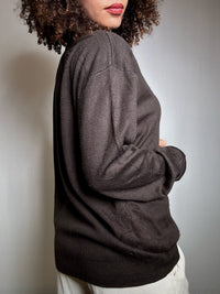 Pull brun Lacoste L vintage