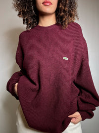 Pull bordeaux 3XL Lacoste vintage