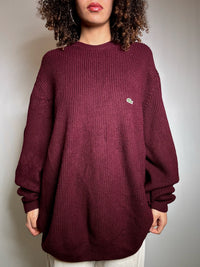 Pull bordeaux 3XL Lacoste vintage