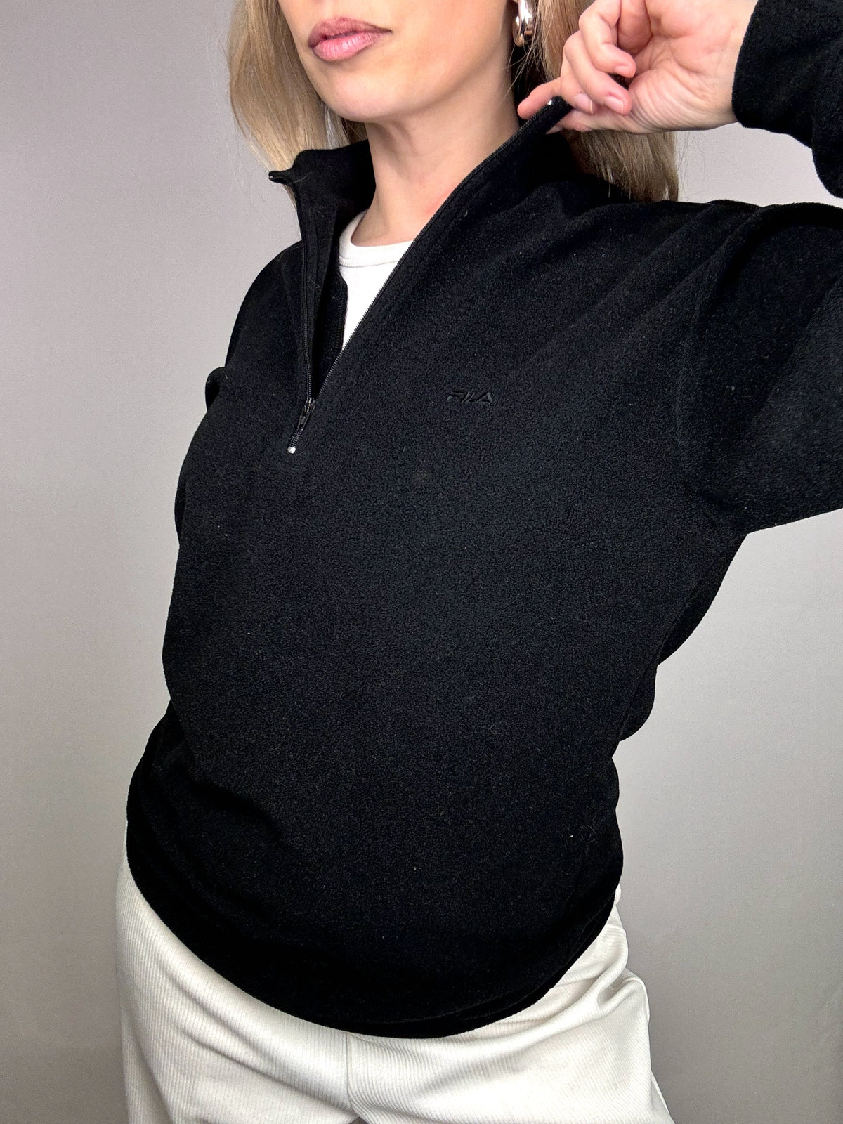 FILA XS Vintage Black Fleece