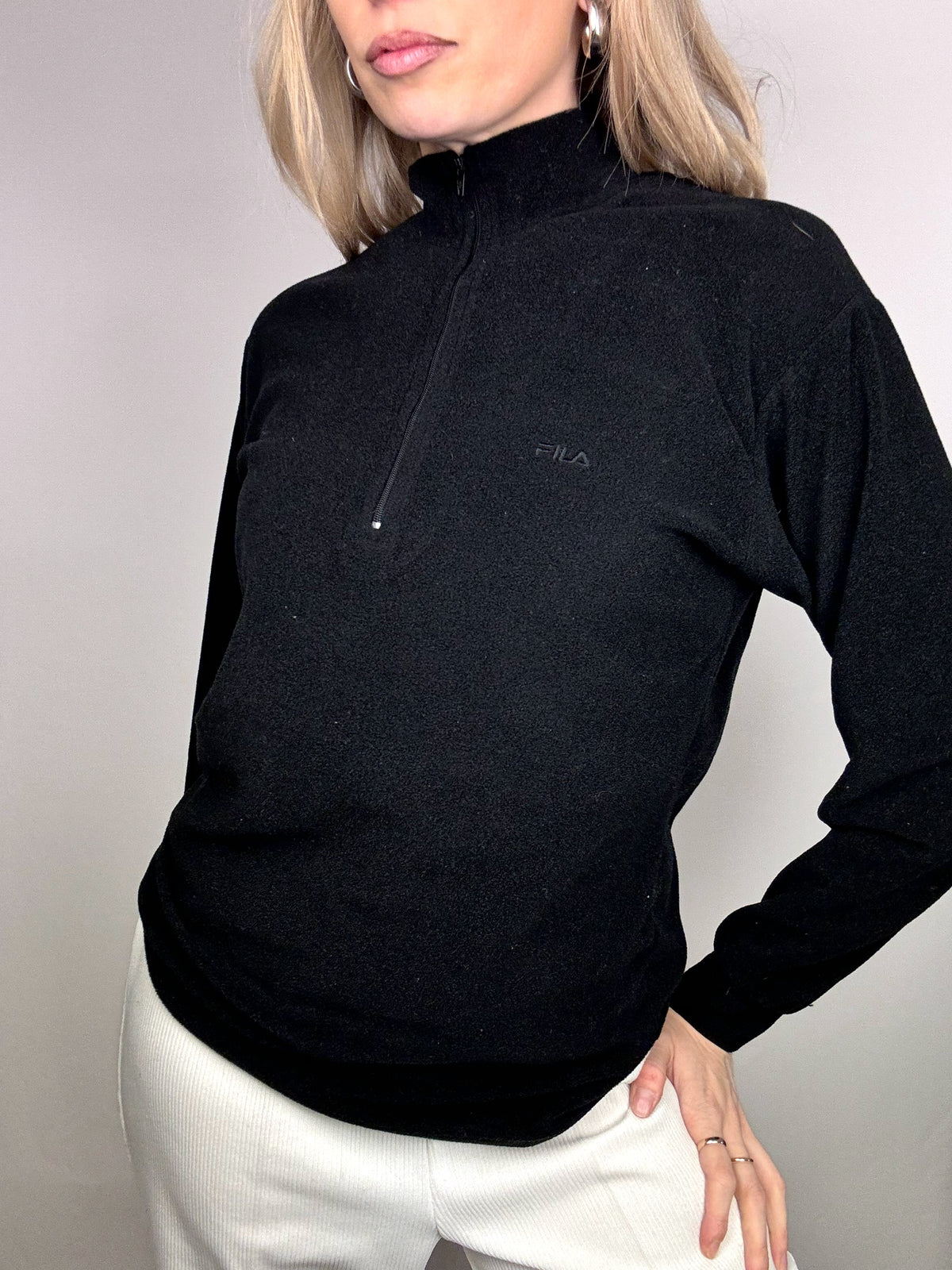 FILA XS Vintage Black Fleece