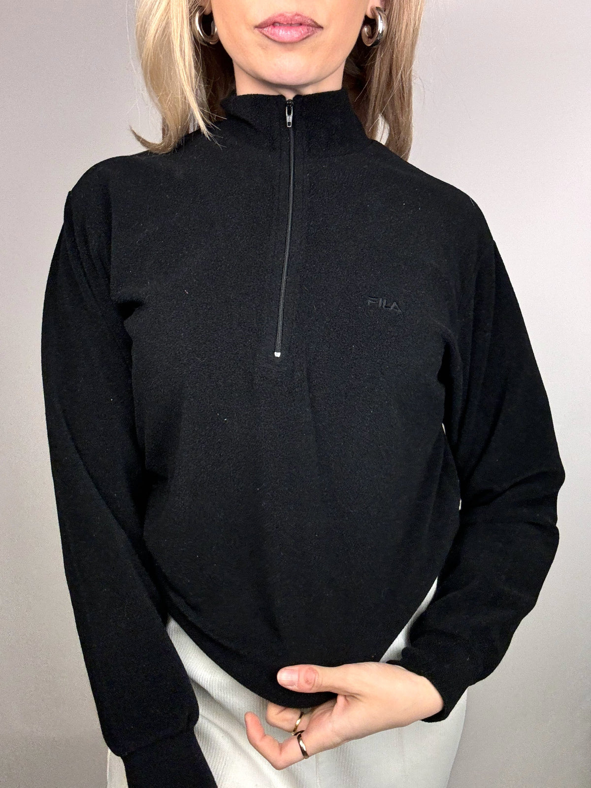 FILA XS Vintage Black Fleece