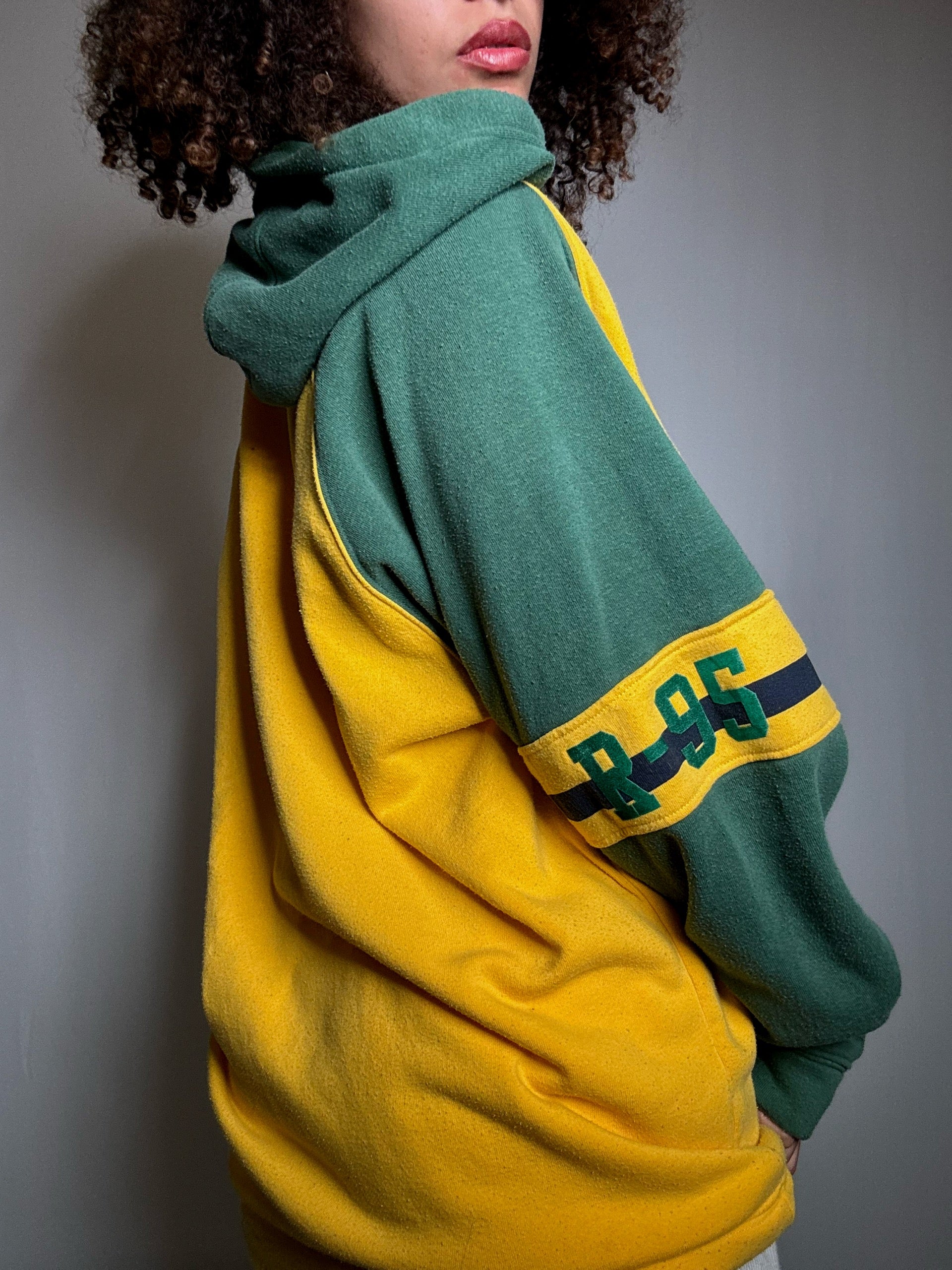 Sweat bicolore Reebok x South Campton 2XL vintage