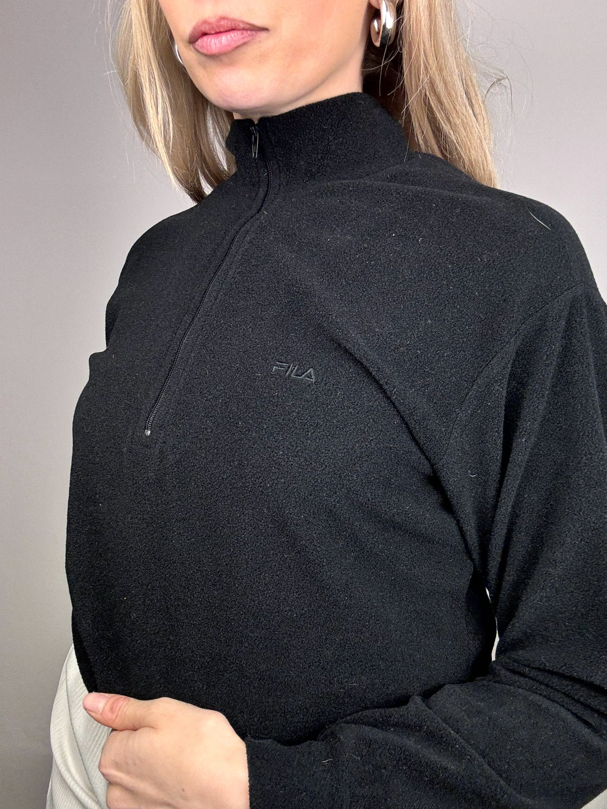 FILA XS Vintage Black Fleece