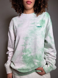 Sweat tie and die vert Levi's M vintage