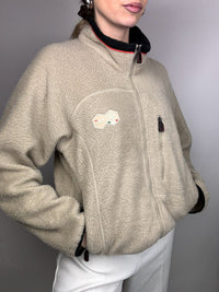 FILA M Vintage Beige Fleece mit Reißverschluss