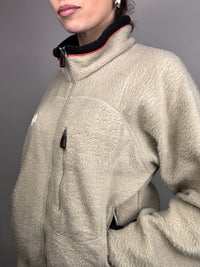 FILA M Vintage Beige Fleece mit Reißverschluss