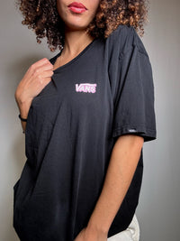 Tshirt noir Vans L vintage