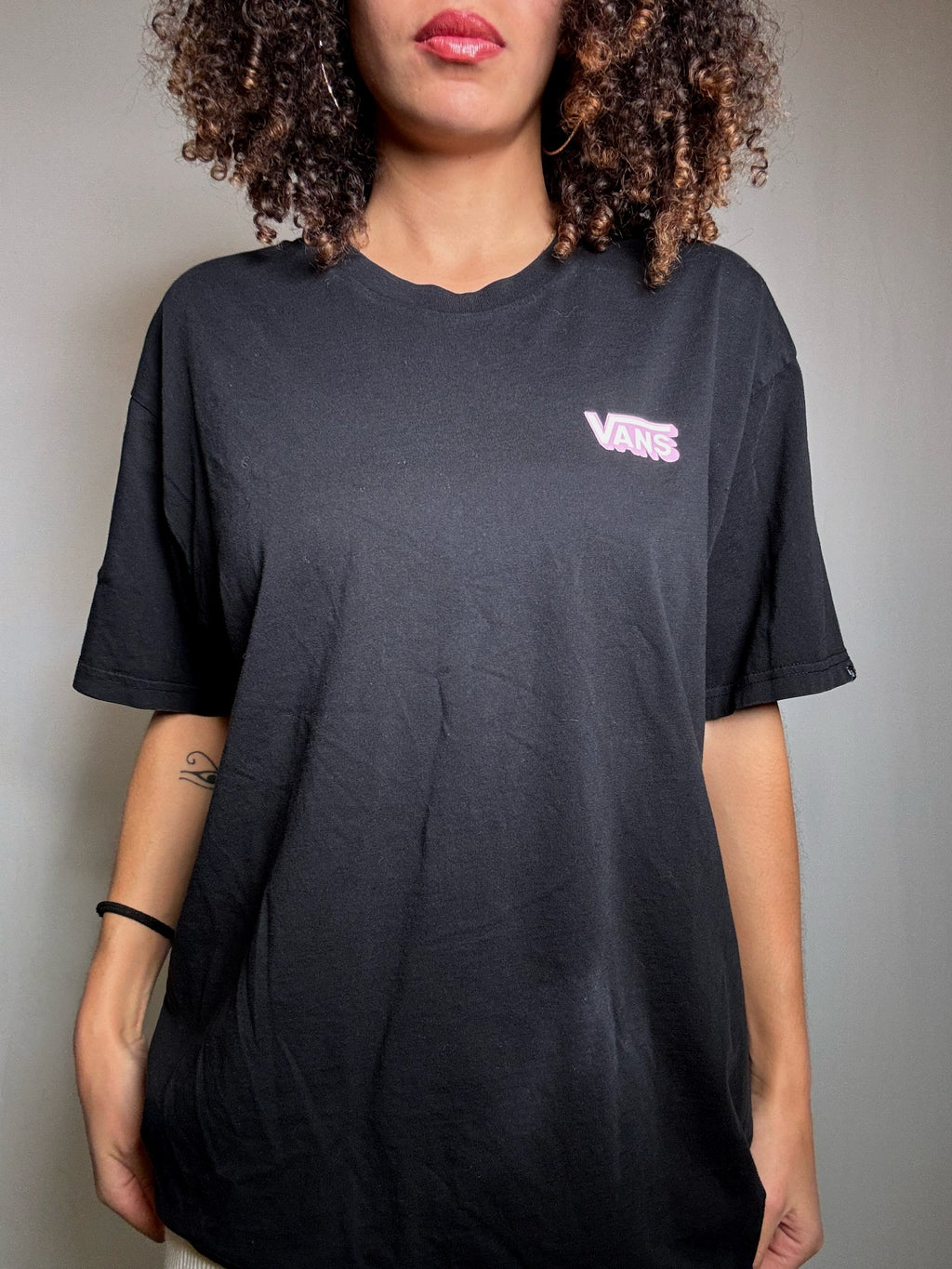 Tshirt noir Vans L vintage