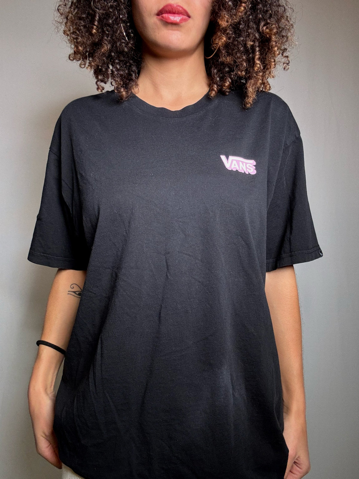 Tshirt noir Vans L vintage