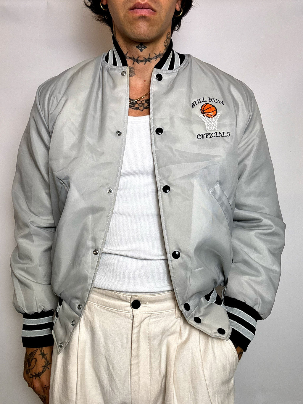 Bomber gris BULL RUN HOLLOWAY M vintage