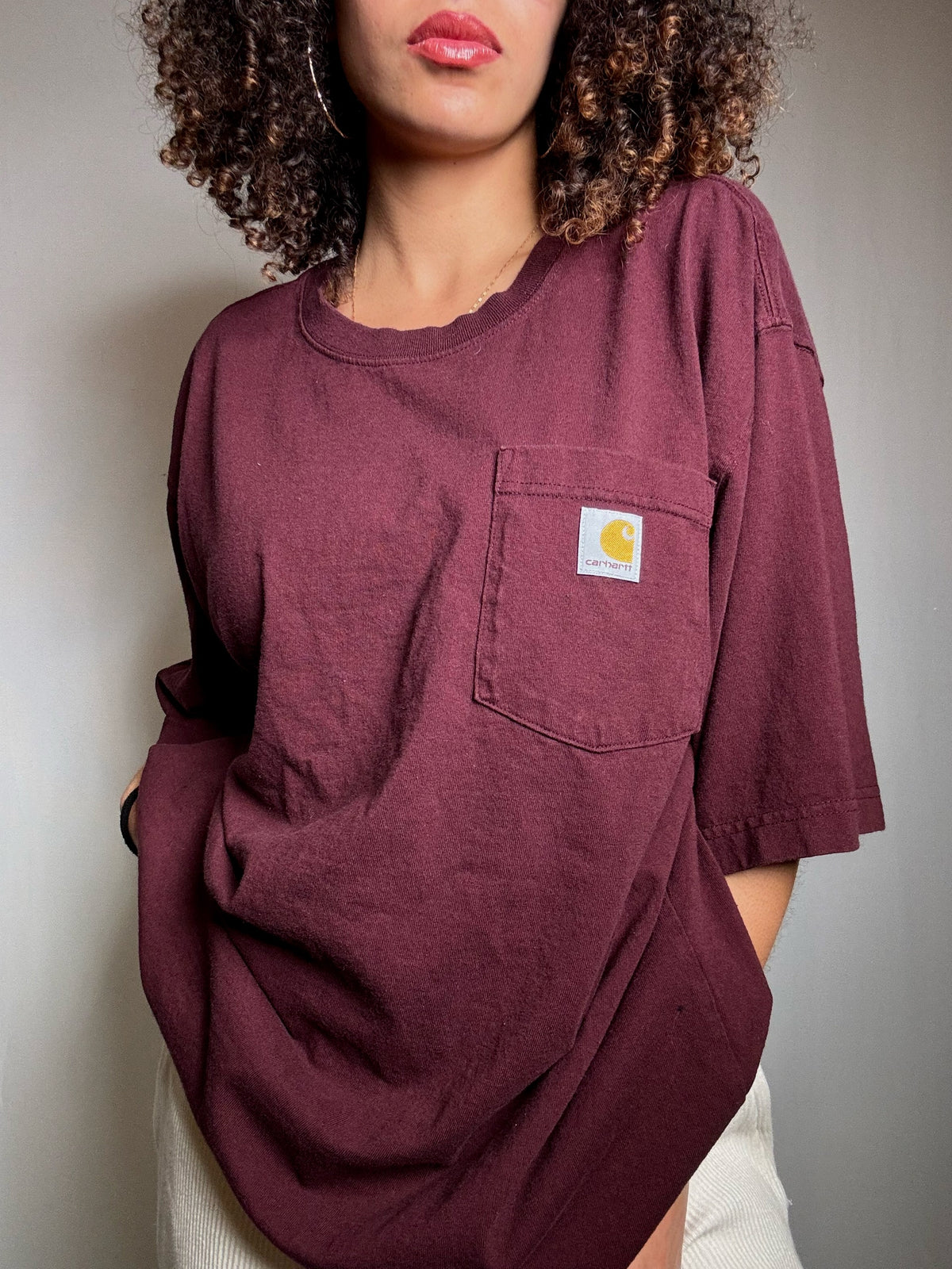 Tshirt Carhartt bordeaux XL vintage