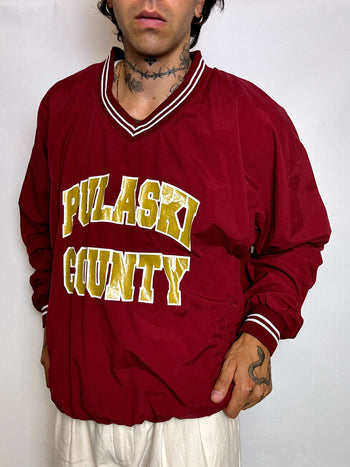 Wintbreaker rouge XXL vintage