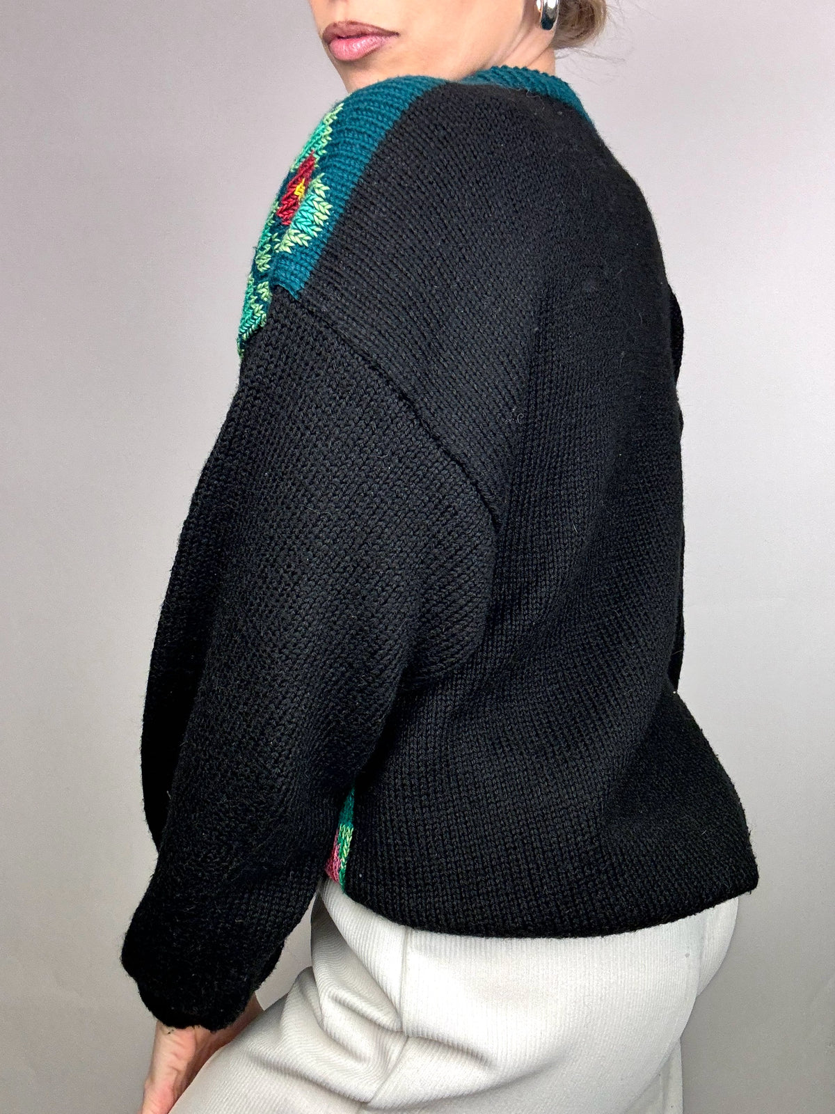 Vintage M savannah print sweater