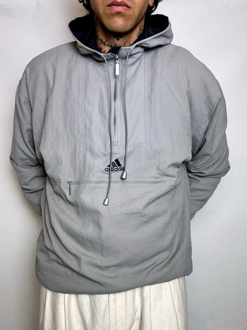WINTBREAKER GRIS ADIDAS L VINTAGE