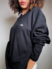 Pull noir Lacoste XXL vintage