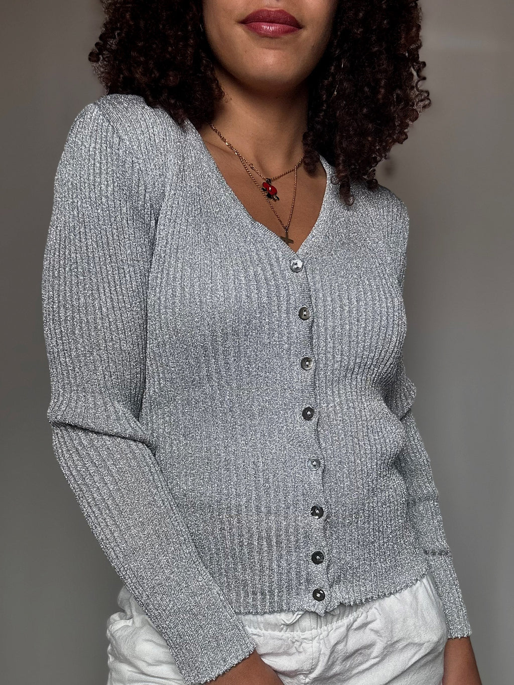 Silberner Cardigan S/M Vintage