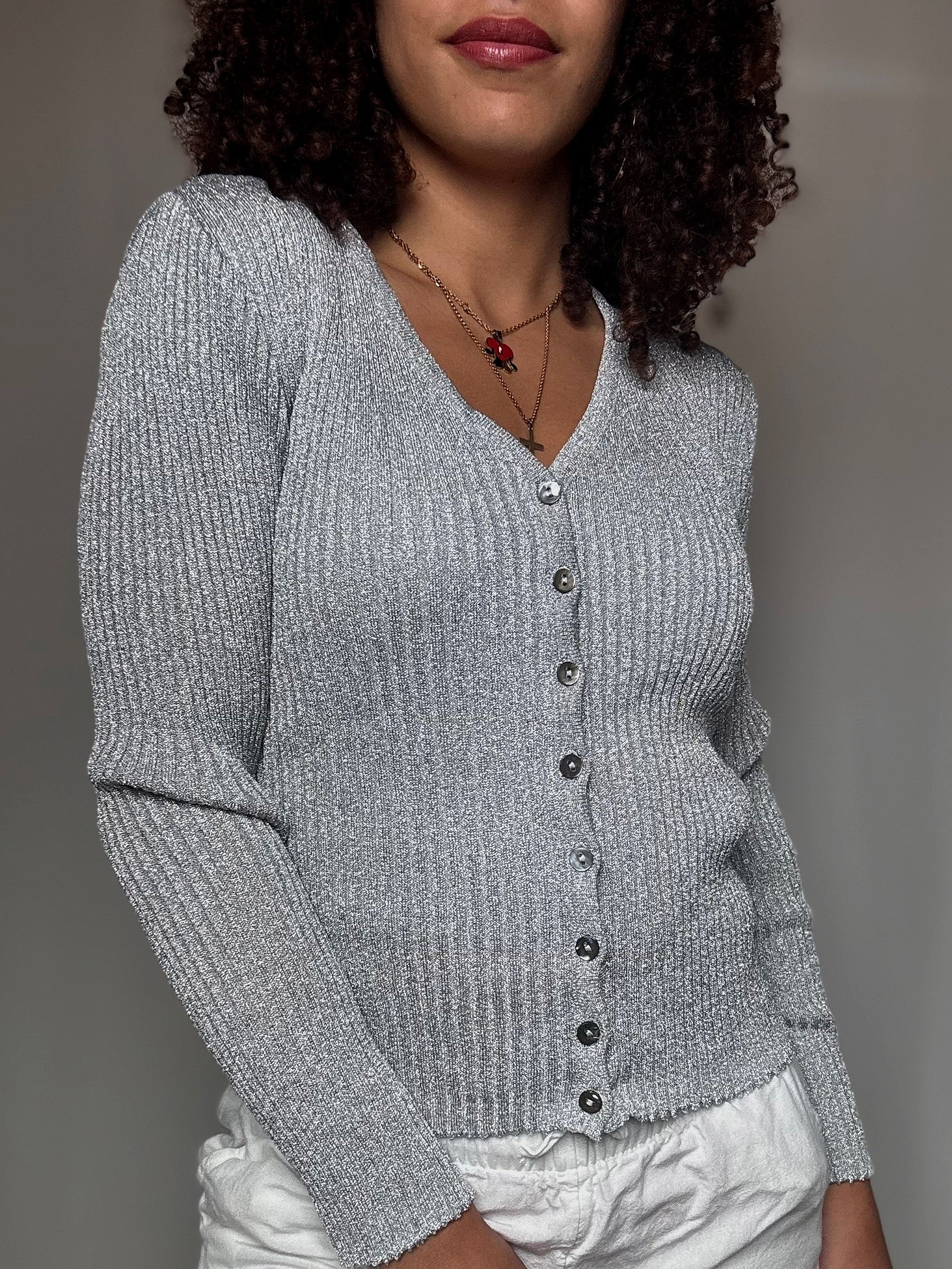 Silberner Cardigan S/M Vintage