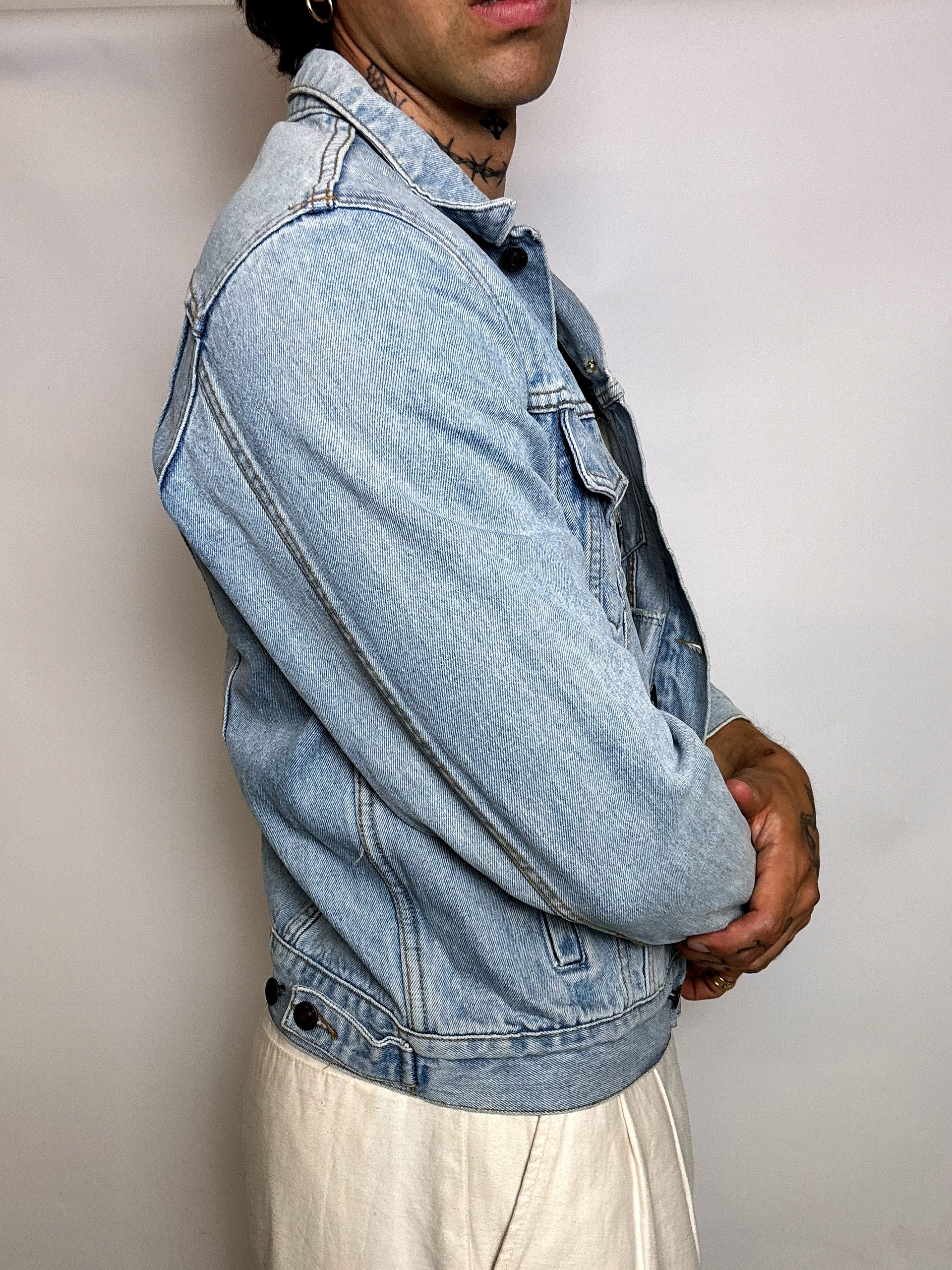 Veste en denim bleu S vintage