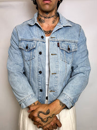 Veste en denim bleu S vintage