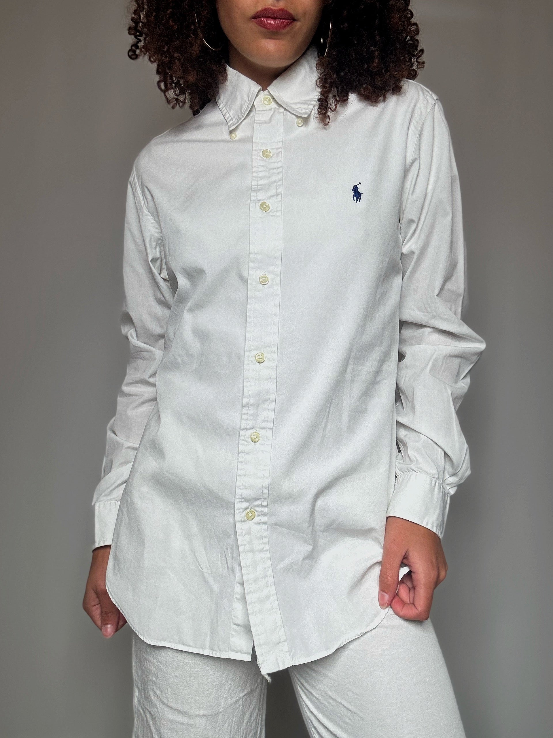 Chemise Ralph Lauren blanche S vintage