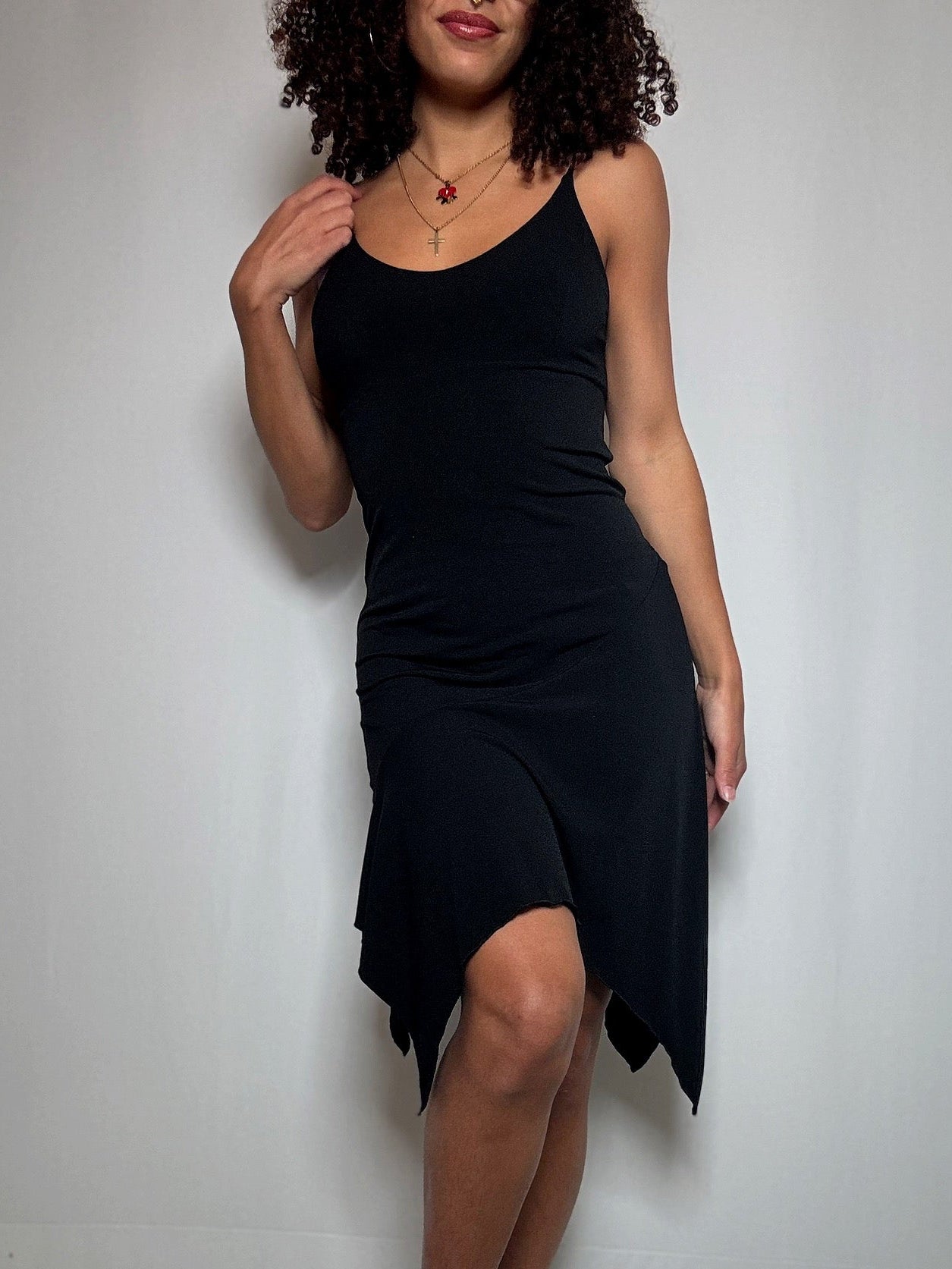 Schwarzes kurzes Kleid Größe M, Vintage