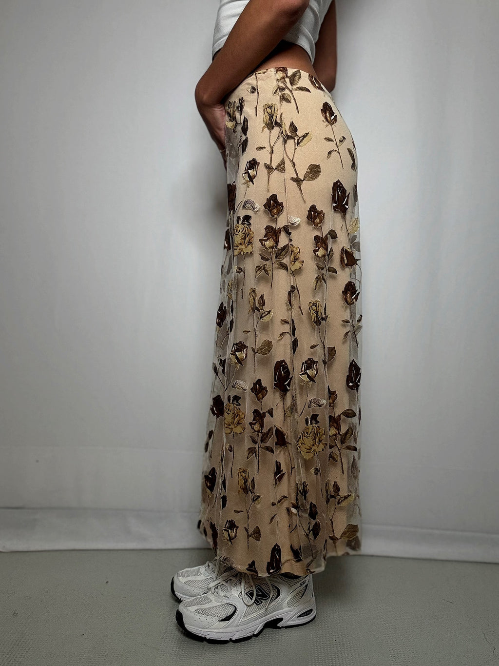 Jupe double fond L vintage