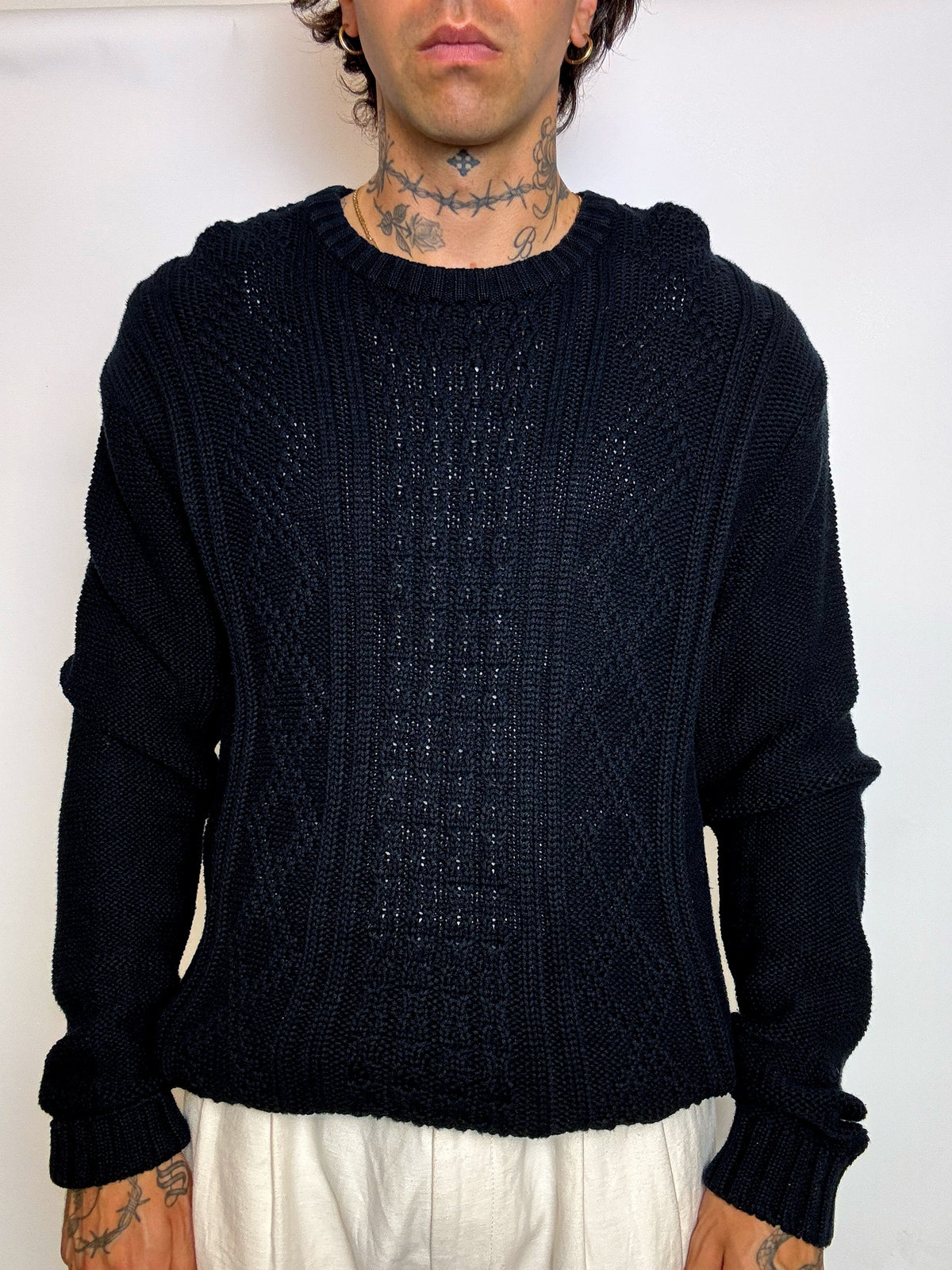 Pull noir CHAPS by ralph lauren XL vintage