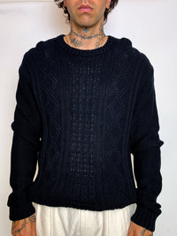 Pull noir CHAPS by ralph lauren XL vintage